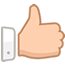 Good service icon (thumbs up)