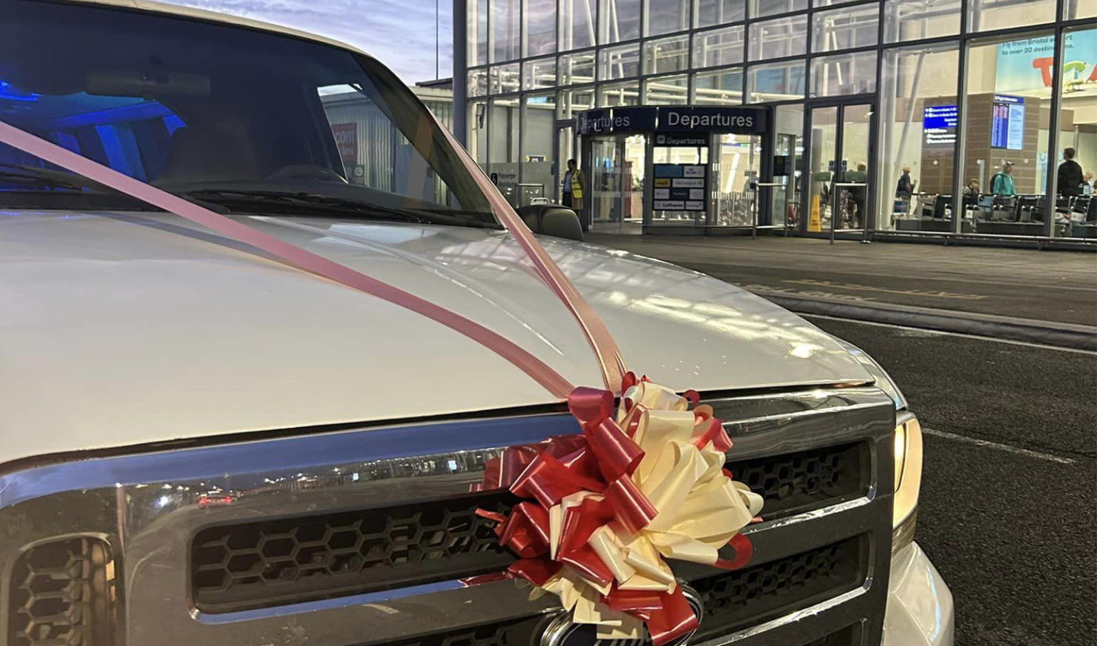 Limousine at Bristol airport
