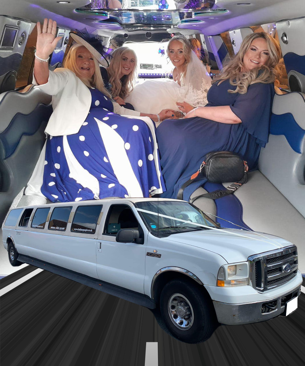 White limousine