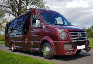 Minibus in Merthyr Tydfil