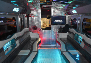 Interior view with lighting