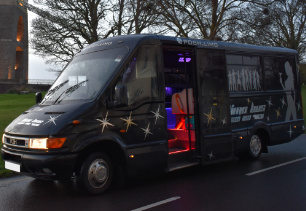 Black & Silver minibus