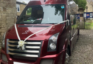 Minibus at wedding