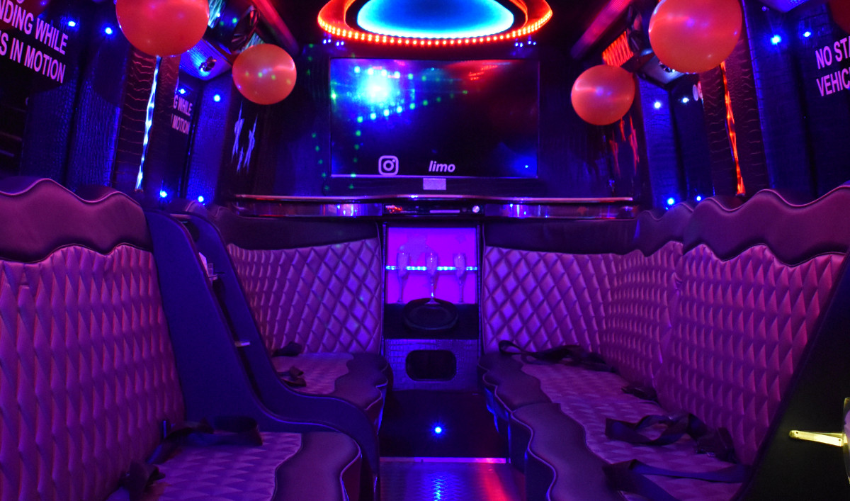 16-seater party bus in Weston-super-Mare