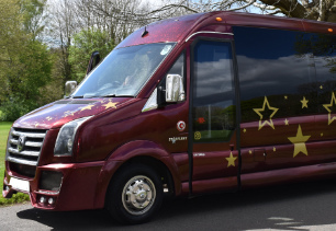 Luxury minibus for airport transfers