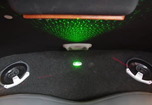Interior disco lights