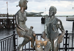 A view of Cardiff Bay