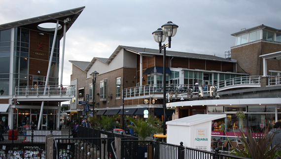 A view of Cardiff Bay