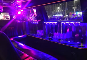Limousine parked in front of Bristol Hippodrome